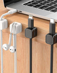 6 Pack Magnetic Cable Clip Organizer for Car, Office, and Home