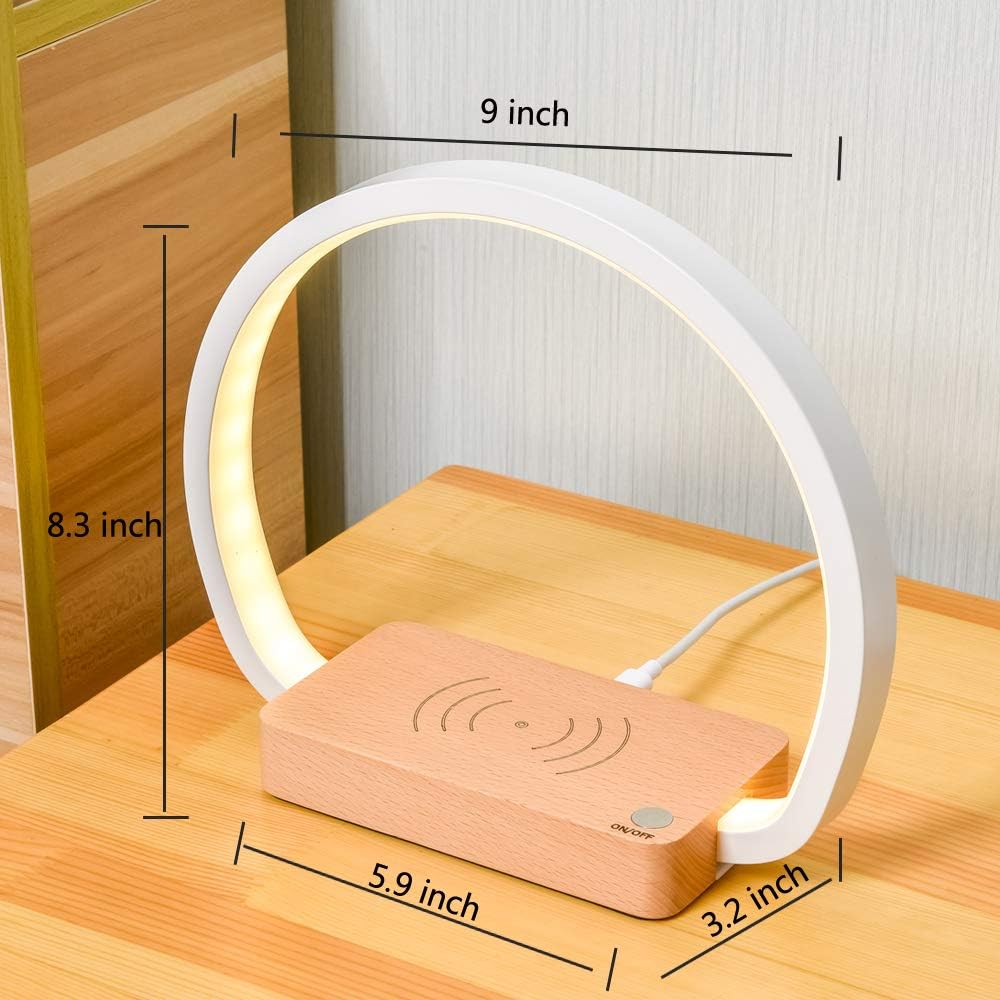 Reading Table Lamp With Wireless Charging